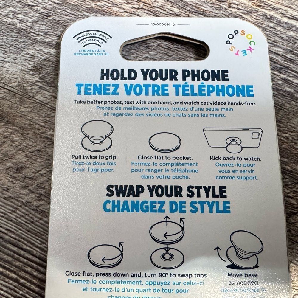 PopSockets PopGrip Premium in Blue - Picture 3 of 4